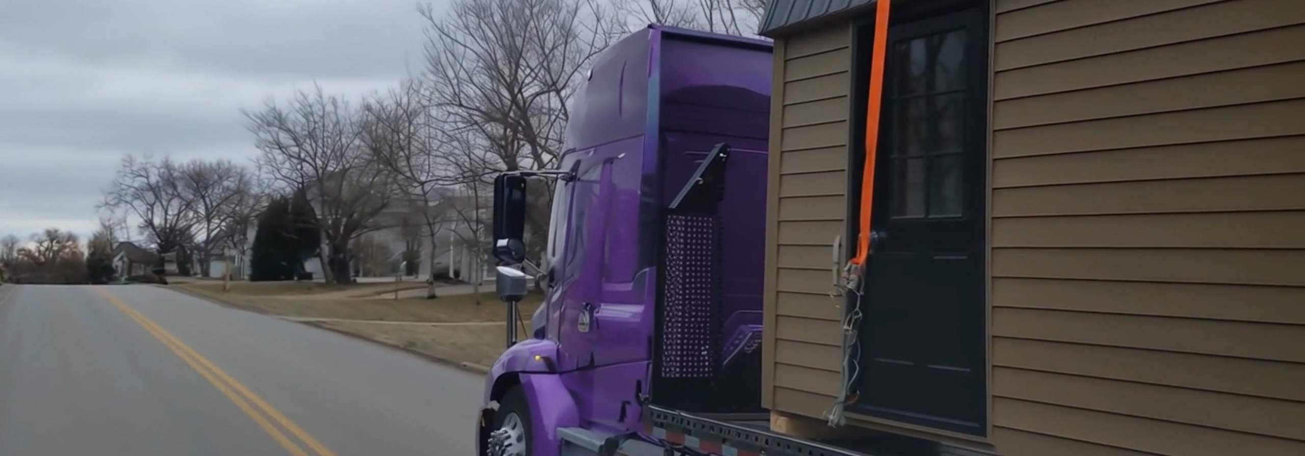 Portable building moving